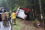 Walton County (GA) Fire Apparatus Crashes in Storm