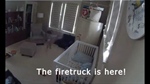 When a Firetruck Showed Up on His Street, Toddler Lost His Mind