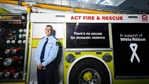 Canberra (Australia) New Fire Apparatus Themed with Anti-Domestic Violence Message