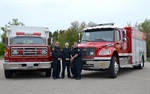 Lawrencetown (Canada) Firefighters Turn Out for New Fire Apparatus Arrival