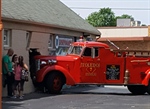 Antique Fire Engine Crashes into Toledo Business