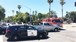 Car Crashes Into San Diego (CA) Fire Apparatus at Accident Scene