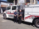 Union Bay Buys Surplus Fire Engine from Comox