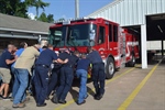 Huntsville (TX) Firefighters Unveil New Pumper Fire Apparatus