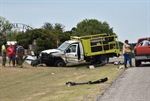 Firefighter Airlifted from Crash Scene