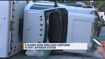 Four Injured After Ambulance Overturns in Port Jefferson (NY) Station