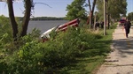 Cops: Man Steals Fire Truck, Drives It into Mississippi River