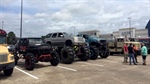 Fleet of Monster Trucks Conducts Rescues in Flood-Ravaged Texas