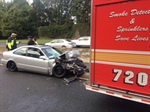 Car Strikes Montgomery County (MD) Fire Apparatus Blocking Crash Scene