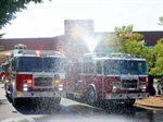 Wet Down Ceremony Held for New Fire Trucks