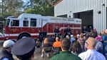 Comstock Twp Dedicates Fire Truck to Fallen Chief