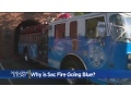 Sacramento (CA) Fire Apparatus Turns Blue To Support Men's Health