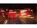 Randolph County (NC) Fire Apparatus Carrying 2,000 Gallons of Water Overturns