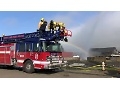 Oregon Firefighters Participate in Aerial Fire Apparatus Training