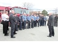 Town's two new fire trucks celebrated, blessed