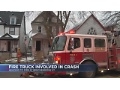 Vehicle Collides with Buffalo (NY) Fire Apparatus