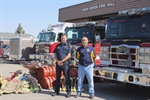 Donated High River (Canada) Fire Equipment to help Chilean firefighters