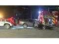 Car Crashes into Fire Truck in Houston (TX)