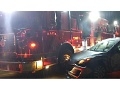 Fire Truck Protecting MI Crash Scene Struck by Cars, Semi