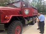 Houston Fire Department Firefighters Train with High-Water Vehicle | Houston Public Media