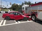 Four Injured When Car Hits Walton County Fire Rescue (GA) Fire Appparatus