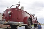 Special Delivery; 1940s Fire Truck Brought To GHS (TX)