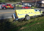 Glenmoor (OH) Fire Apparatus Falls Into Ditch