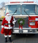 Santa to Visit Homes on Stirling (NJ) Fire Apparatus