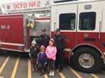 Three Sunnyslope Students Ride Fire Truck To School