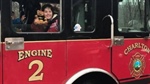 Charlton (MA) Girl Gets Special Ride in Fire Apparatus