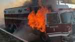 Fire Truck Catches Fire While Responding To Call