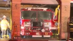 Mansfield (MA) Fire Apparatus Catches Fire Inside Fire Station