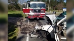 Driver Crosses Centerline, Hits Kannapolis (NC) Fire Apparatus
