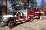San Bernardino County (CA) Fire Department Uses Tracked Snow Vehicles As Mountain Rescue Units