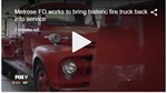 Melrose (MN) Fire Department Works To Bring Historic Fire Truck Back Into Service