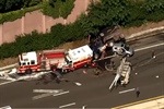 Fire Engine and Ambulance Involved in New Jersey Pile-Up