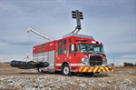 Crane and Rigid-Hull Inflatable Combine to Create an Unusual Rescue Vehicle