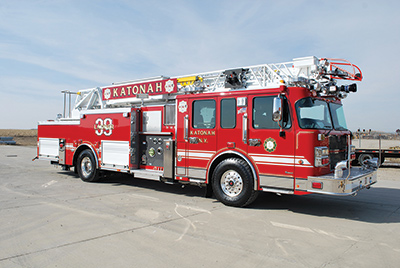 Height and Length Challenges for Katonah (NY) Fire Department Quint