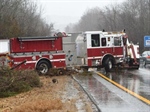 Cops: Village's new fire truck crashes on way to LI