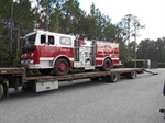 Palm Coast Fire Truck Returns to where Its Career Began in New York