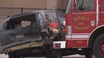 Detroit Fire Appratus in Accident Heading to Fires