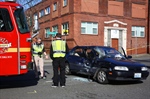 Seattle Fire Truck Crashes into Car in Central District