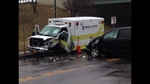 Accident Involving Ambulance Sends Three to the Hospital