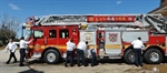 Baptism by Water, Not Fire, for Jacksonville's (FL) Newest Fire Truck