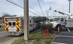 Ambulance Hits Lake Wales (FL) Power Pole