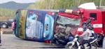 Tour Bus Crashes into Fire Apparatus in Changlun