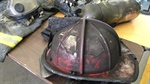 Denver Firefighters Show Burned Fire Equipment After Rescue