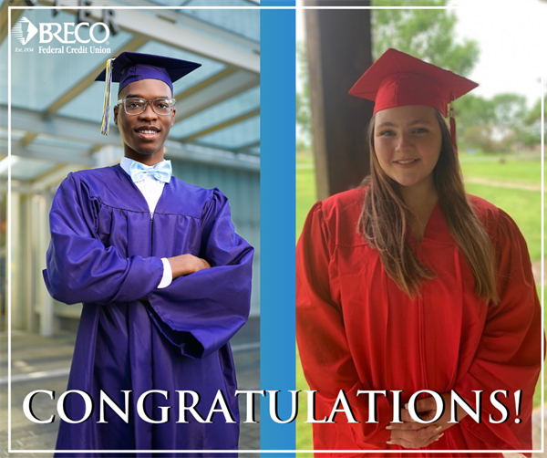 BRECO FCU Announces 2021 Scholarship Recipients