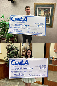 CenLA FCU Awards Scholarships to Two High School Seniors